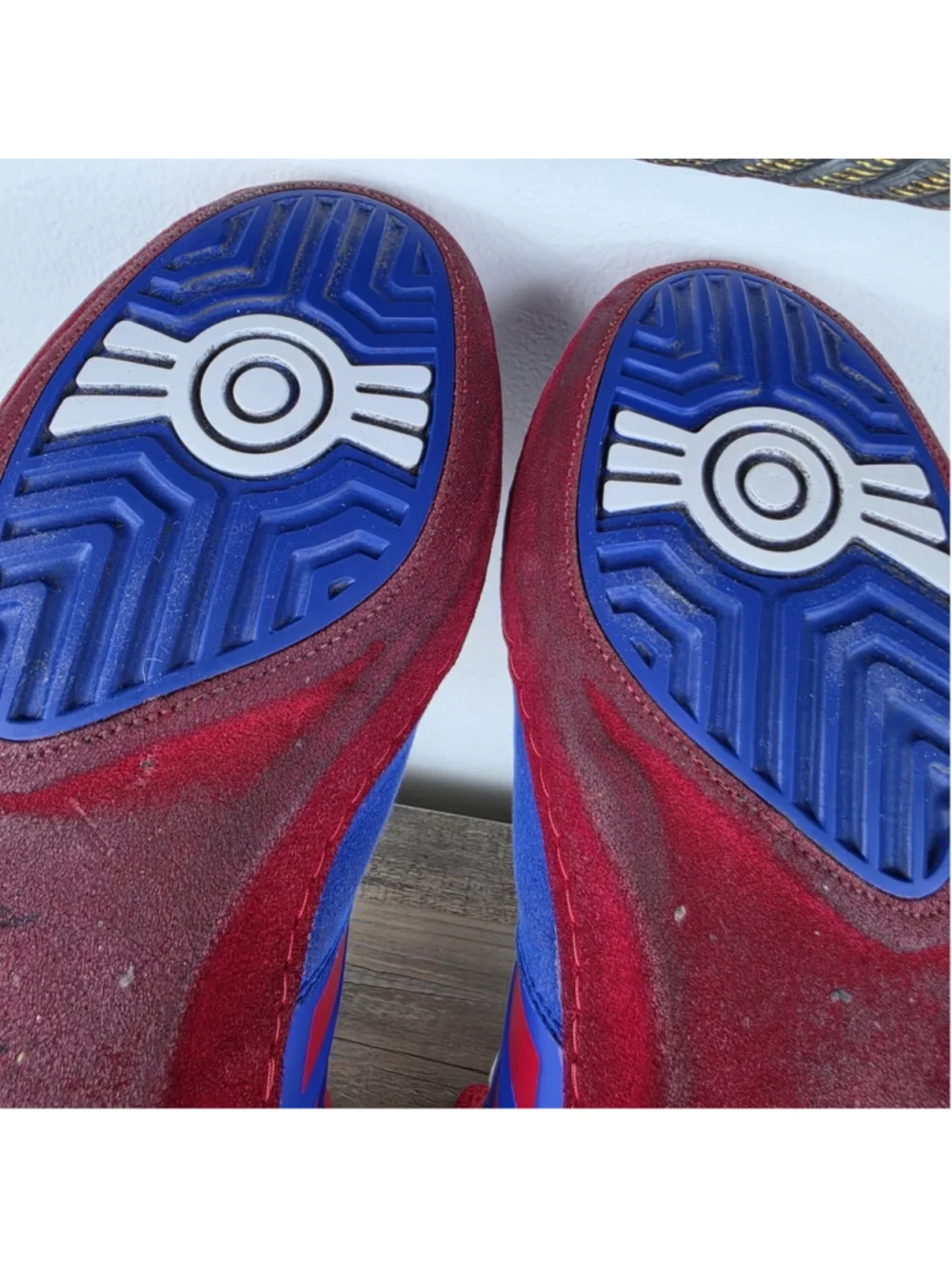 Adidas Combat Speed 4 Wrestling Shoes Size 12 Red White Blue